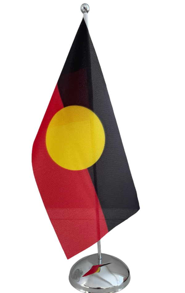 Aboriginal desk table flag