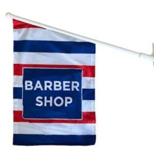 Barber shop wall flag