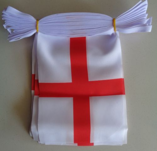 England Flag Bunting Polyester