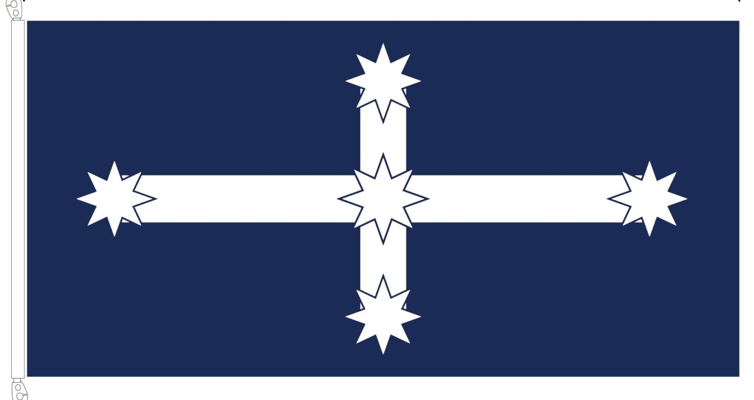 Eureka Flag ( Knitted Polyester 150 x 75 cm) - Custom Flag Australia