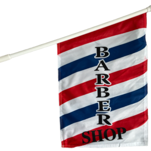Barbers shop flag