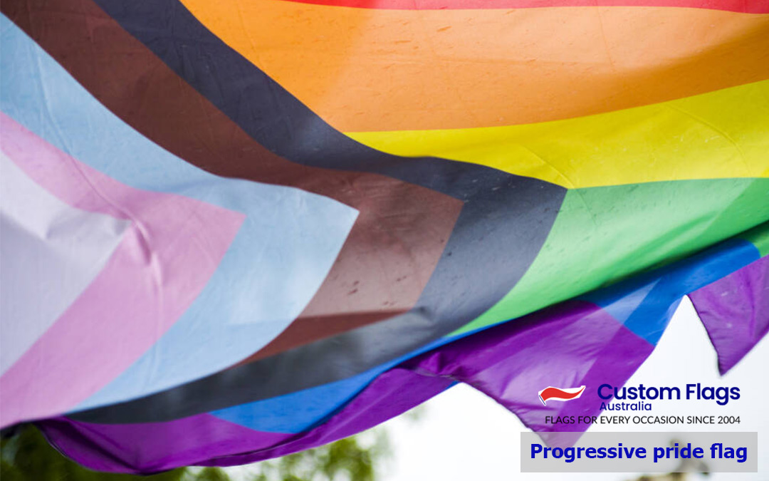 Progressive pride flag