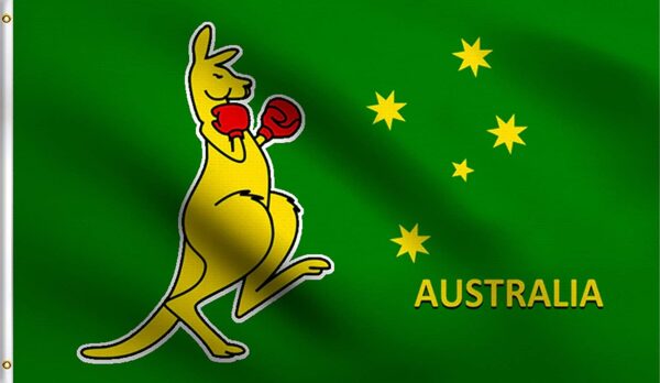 Boxing Kangaroo flag