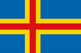 Aland Islands Scandinavia Flag