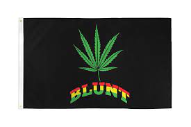 Marijuana Blunt Flag