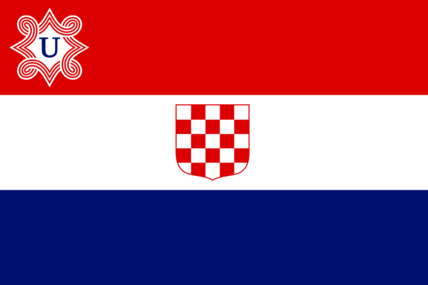 Croatia 1941-1945 Flag 8 x 5 Ft (2400 x 1500 mm)