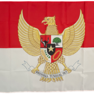 Indonesia Coat Of Arms Flag