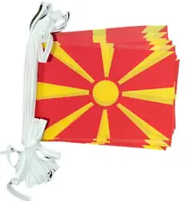 Macedonian Flag Bunting