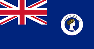 Queensland 1870 - 1876 Flag