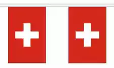Swiss Flag Bunting