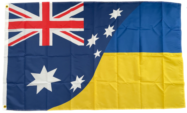Australia Ukraine Friendship Flag