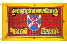 Tartan Scotland The Brave Flag