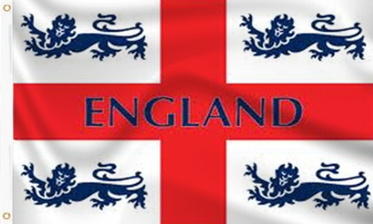 England Four Lions Flag
