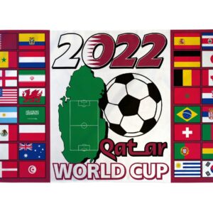 World cup football flag