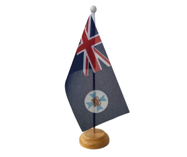 Queensland desk table flag