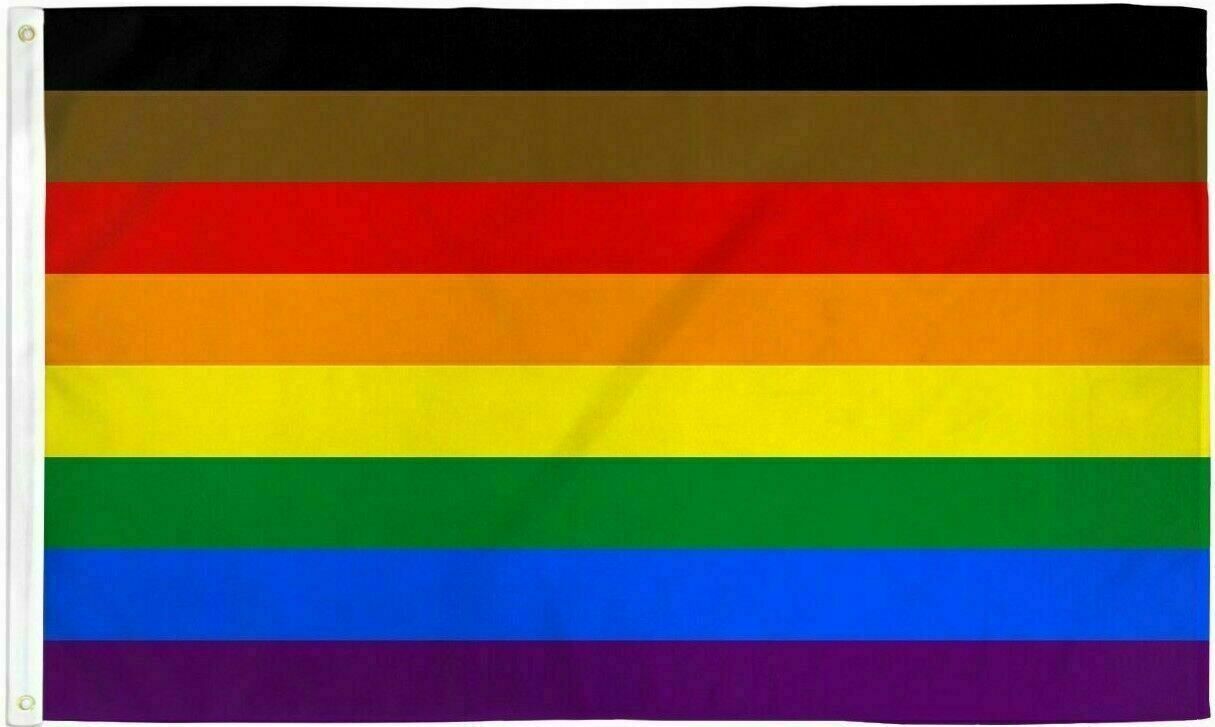Rainbow Gay Pride Flag Rainbow Flag 150 x 90 cm 2 Pieces and 5