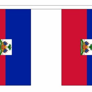 Haiti flag bunting