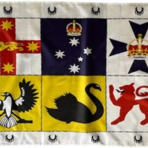 AUSTRALIAN CORONATION STANDARD FLAG
