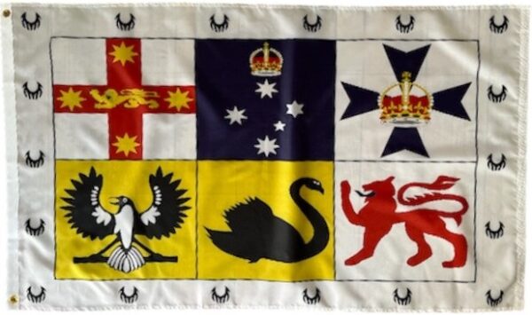 AUSTRALIAN CORONATION STANDARD FLAG
