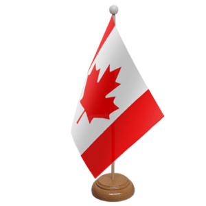 Canada desk table flag