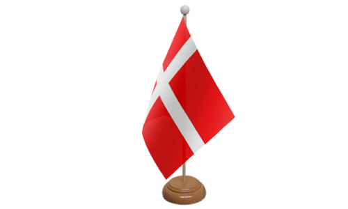 Denmark desk table flag