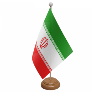 Iran desk table flag