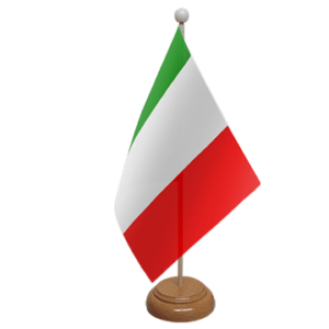 Italy desk table flag