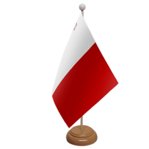 Malta desk table flag