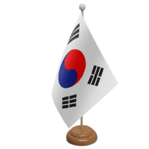 South Korea desk table flag