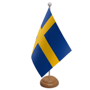 Sweden Desk Table flag