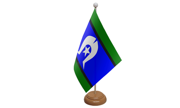 Torres Strait Island desk flag
