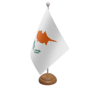 Cyprus desk table flag