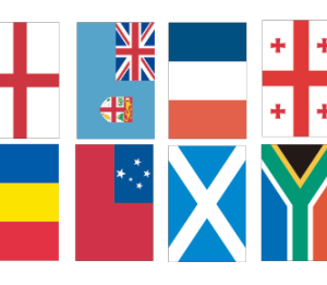 Rugby world cup 2023 flag bunting