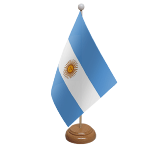 Argentina desk table flag