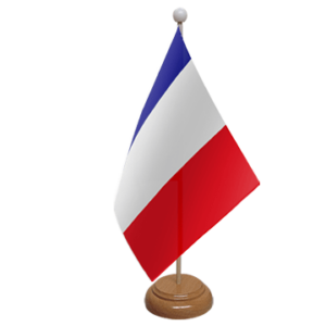 France desk table flag