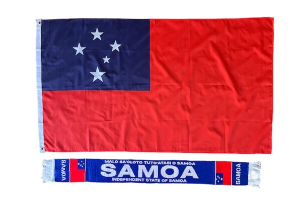 Independent state of Samoa Scarf and Flag