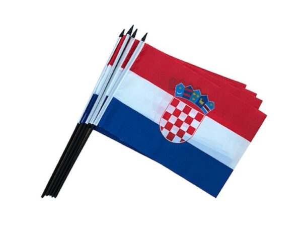 Croatia hand waver flag