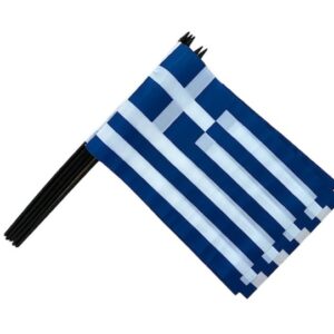 Greece hand waver flags