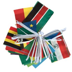 Africa countries flag bunting
