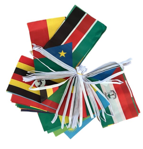 Africa countries flag bunting