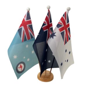 Australian desk table flags