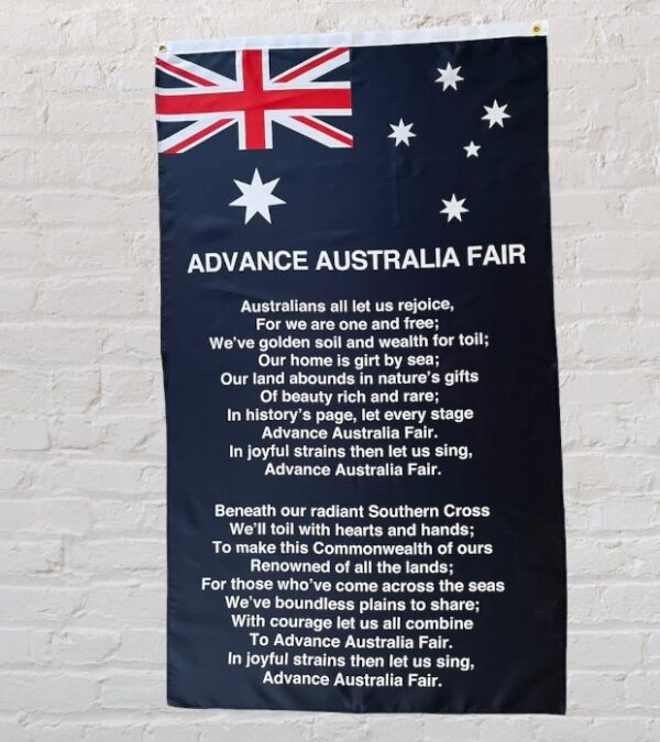 Australian National Anthem Flag