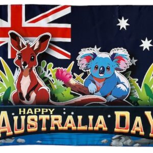 Happy Australia Day Flag