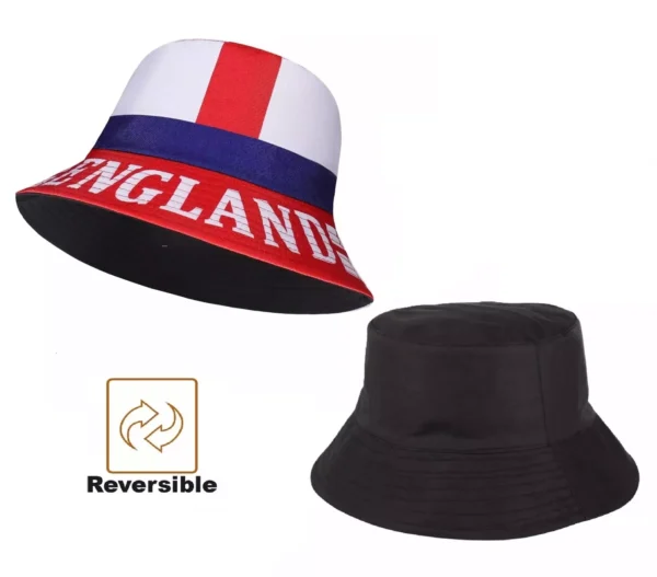 England reversible bucket hat