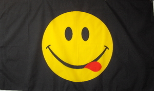 Acid Smiley Flag