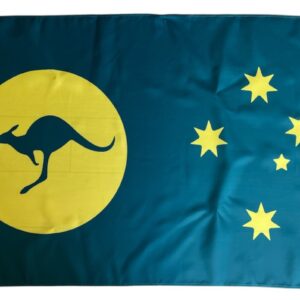 Australian Kangaroo Sun Flag