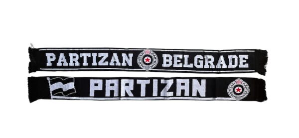 pARTIZAN bELGRADE BASKETBALL FOOTBALL SCARF