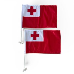 Tonga car flag