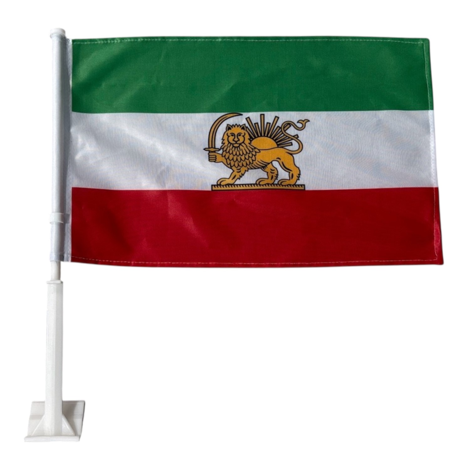 Car Flags with Plastic Pole